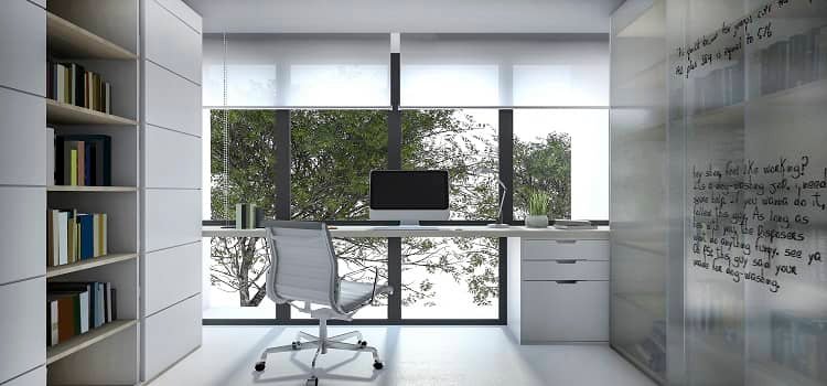 Lavado de Cortinas Roller de Oficinas