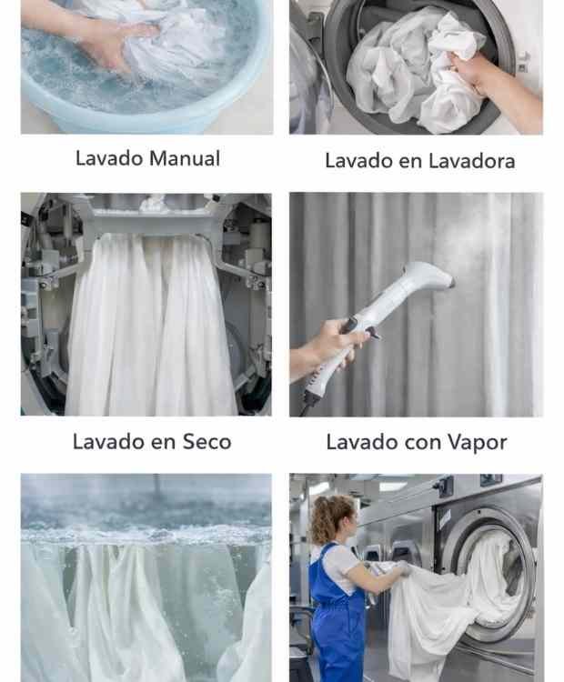 Tipos de lavado de Cortinas